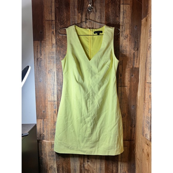 Banana Republic Dresses & Skirts - Banana Republic‎ Yellow Sleeveless V-Neck Sheath Dress Size 6
